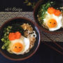 子供が絶対喜ぶ＊たまご乗っけデコうどん