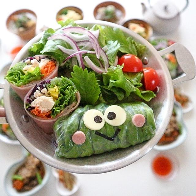 野菜たっぷり生春巻き＊　〜キレイなお肌に戻る宣言〜