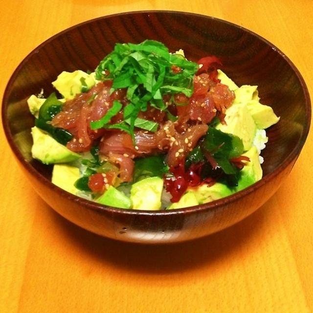 火を使わずに簡単ハワイアン♪ポキ丼