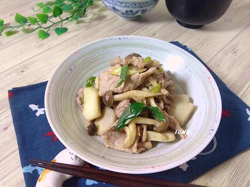 ご飯が進む♪豚肉と里芋の焼肉のタレ炒め