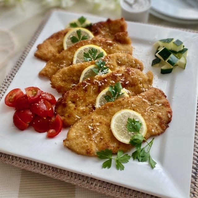 ソースはいらない！ささみでイタリアンなチキンカツ