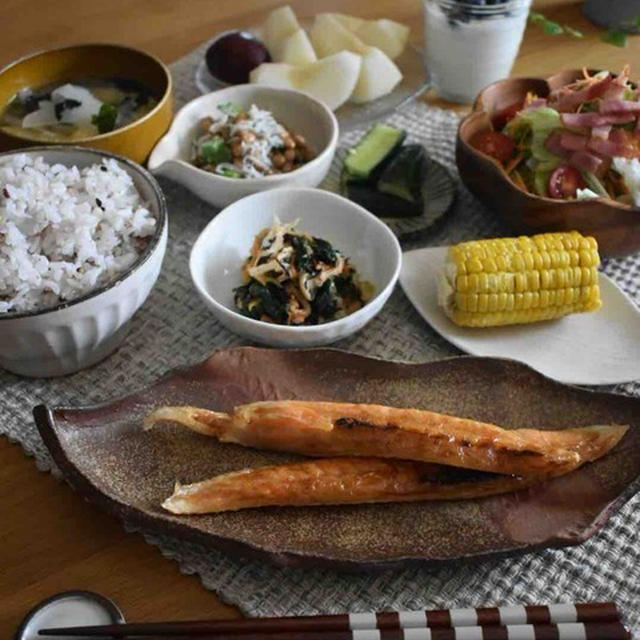 久しぶりのお家朝ごはん。
