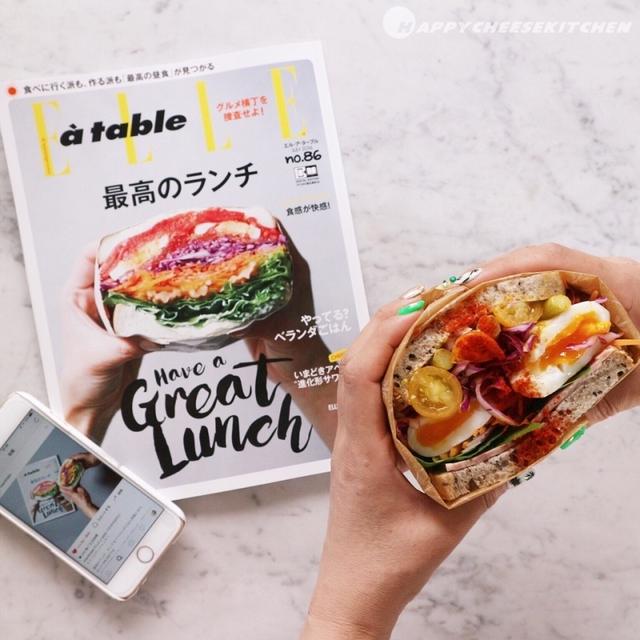 父の日スペシャルの野菜もりもりサンド！