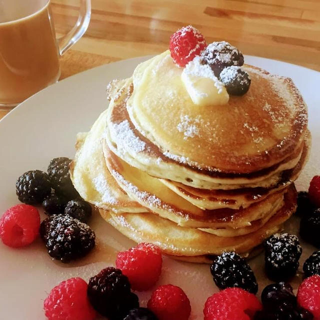 ふわふわパンケーキのレシピ