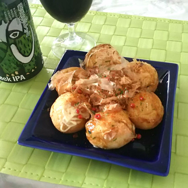 ☆たこ焼き＆ビールで昼飲み☆