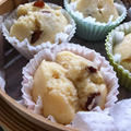 “Mushi pain” (Cake a la vapeur) aux raisins secs , レーズン蒸しパン