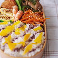 ☆　ざっくり弁当♪ゲリラ豪雨　☆