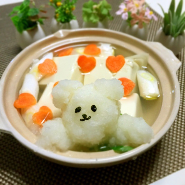 大根おろしアート♪智香編