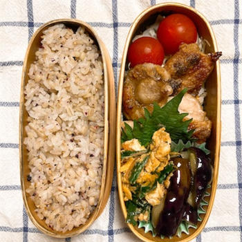 20250508レンジ唐揚げ弁当＆定期健康診断結果2025