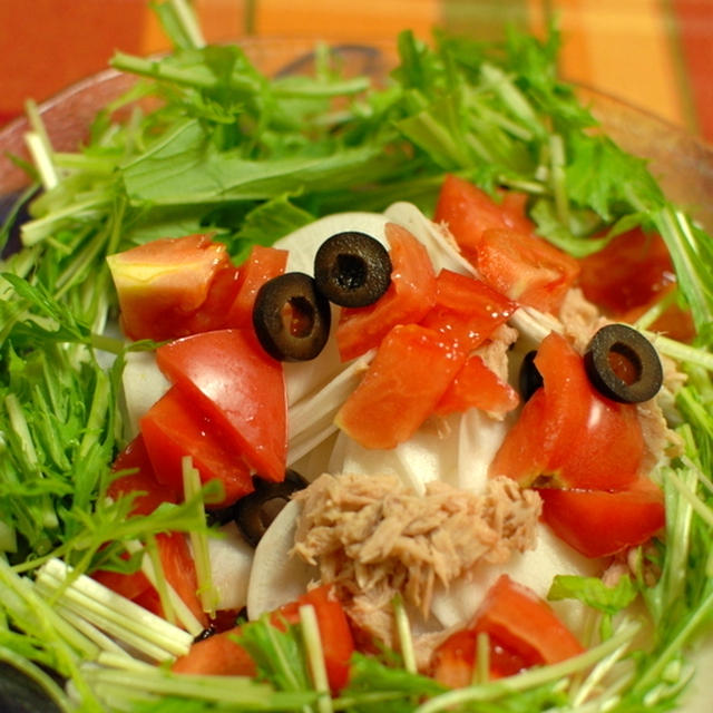 カブとトマトのギリシャ風サラダ　