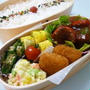 ２色のピーマン肉詰め弁当