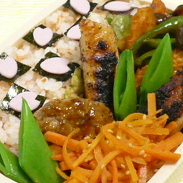 桜色♪鮭ごはん弁当～ランボルギーニ