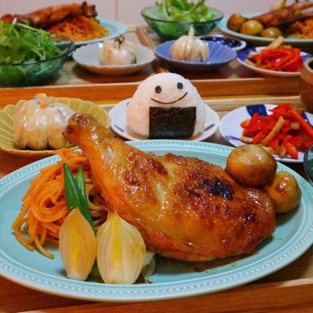 チキンステーキ＊rii家 夜ごはん