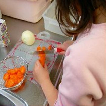 子供包丁を買いました!