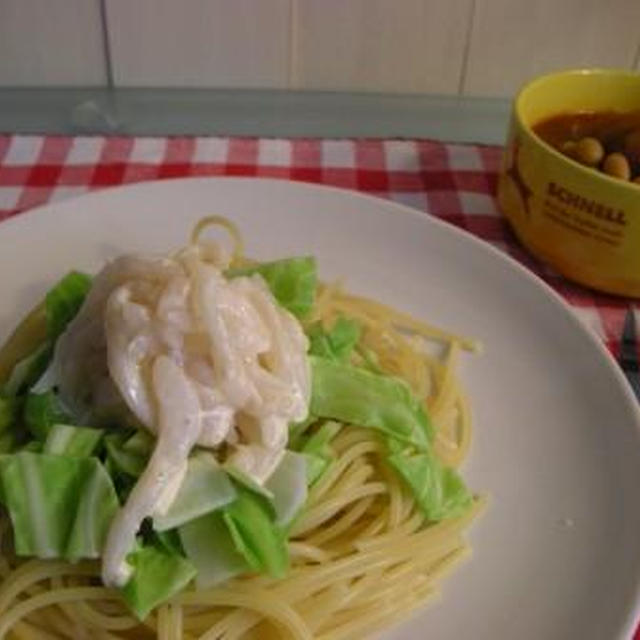 いか明太パスタ