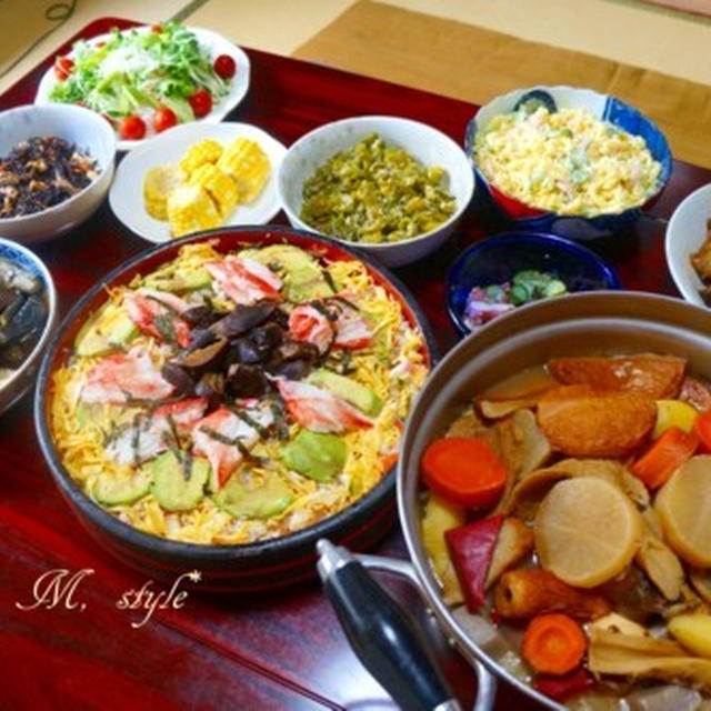 京都の実家でお家ご飯