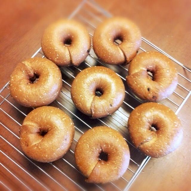 ココナッツチョコ＆プレーンベーグル