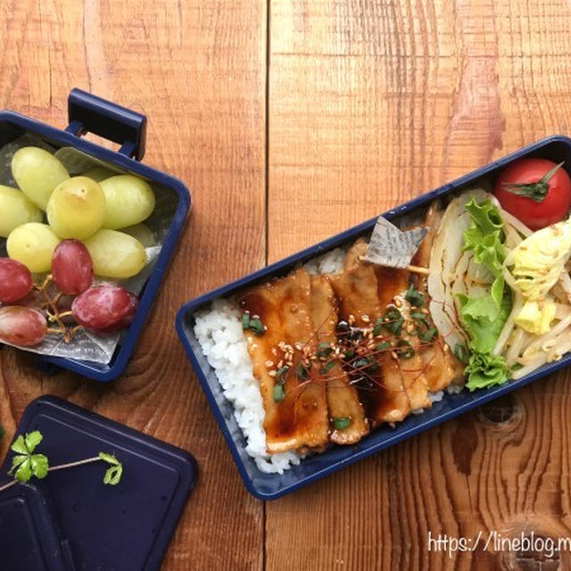 息子の✳︎焼肉弁当♡