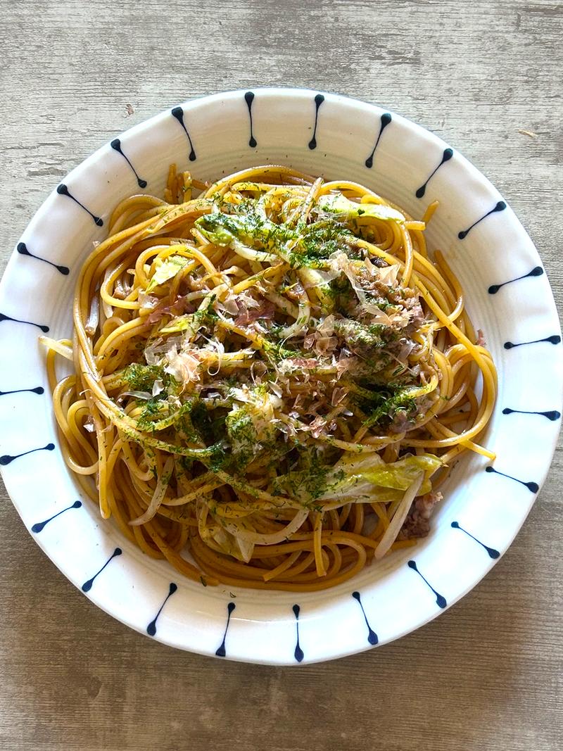 ソースが絡んで美味しい！＊ソース焼きパスタ＊