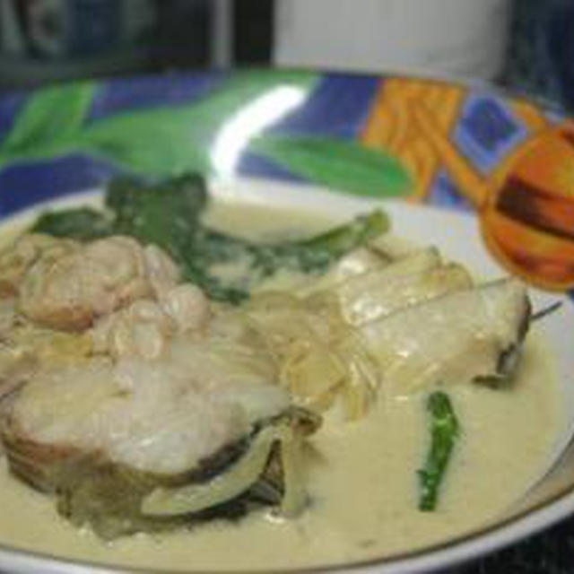 鱈のクリーム煮_カレー風味