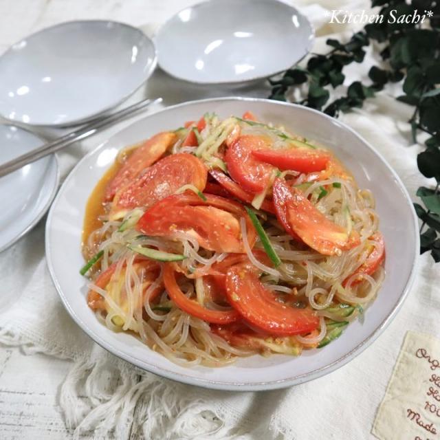 レンジを使えば簡単にできる！あと一品にちょうどいい！韓国風春雨サラダ#michill