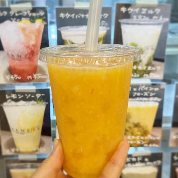 お気に入りのジューススタンド♡