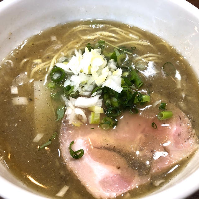 【目黒】ONLY ONE NOODLE 壱富士　塩ラーメン専門店　ワンコインミニラーメン