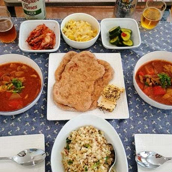 乳がん検査 ～ チキンティッカマサラのためにナンを焼いてみた