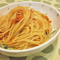 アミエビと白菜のナポリタン