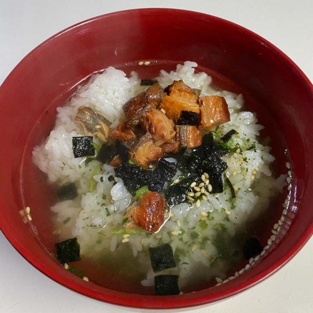 ひつまぶし茶漬け❣️三太郎の朝ごはん。