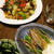 彩り野菜を暖かく：きびなごの南蛮煮