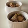 ホタテと里芋の味噌煮っ転がし、と、おゆうぎ会。