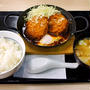 ＜かつや＞　期間限定デミたまメンチカツ定食