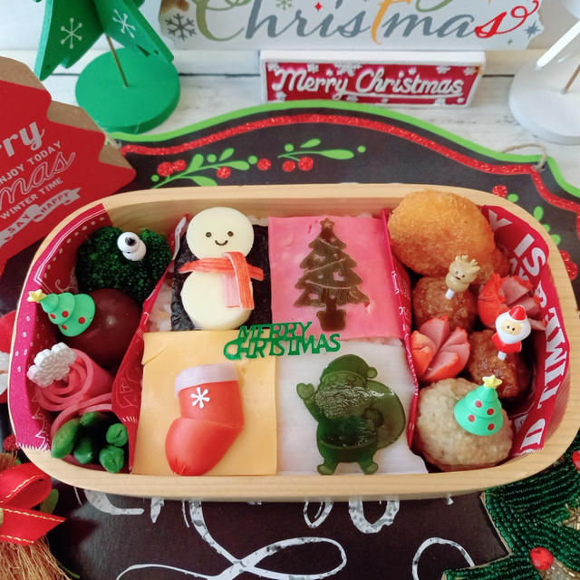 クリスマスモザイク弁当 デコ弁 By とまとママさん レシピブログ 料理ブログのレシピ満載