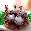 クリスマスチョコマフィン