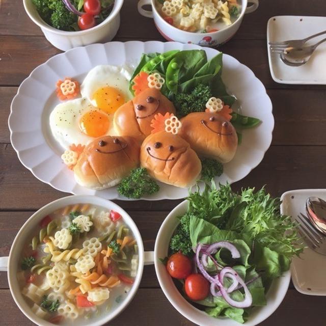 デコロールパン＊朝ごパン