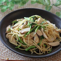 きのことクレソンの和風パスタ♪