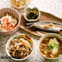 ツナと干し椎茸の炊き込みご飯