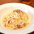 パルマ産の生ハムとイチジクのパスタ