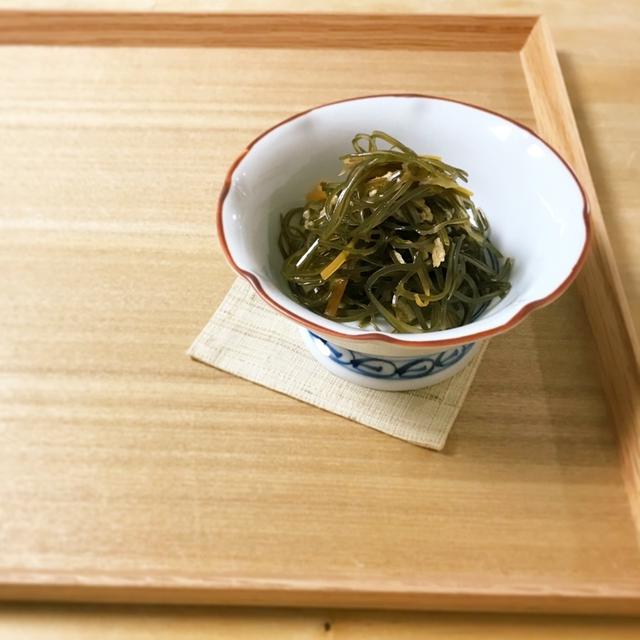 麺つゆで簡単惣菜♩刻み昆布の煮物