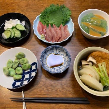 肌寒い日には大根を炊く