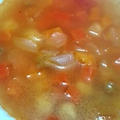 トマトはあくまで風味付け！薄味仕立てで素材の美味しさが味わえる、ひよこ豆と野菜の食べるスープ