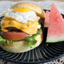 チーズエッグバーガー♪