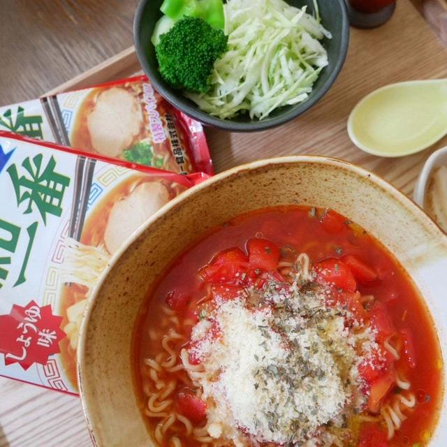 クックパッドのサッポロ一番イタリアンアレンジにつくれぽ！
