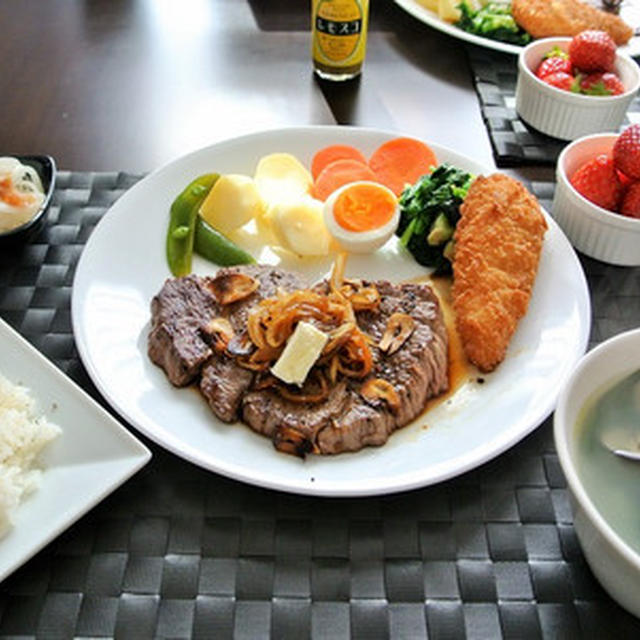 朝ごはん日記 抜歯前のスタミナごはん