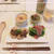 にんにく味噌ソースで蓮根チキンステーキのワンプレごはん。