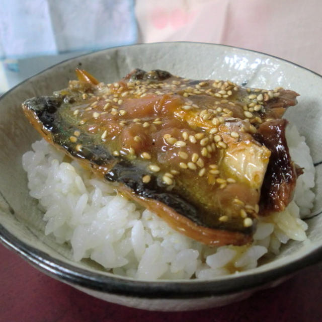 梅風味のサンマ蒲焼き丼★節電レシピⅠ★