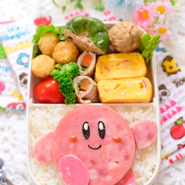 キャラ弁 星のカービィ弁当 By みほちんさん レシピブログ 料理ブログのレシピ満載