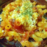 ミートマカロニのチーズ焼き