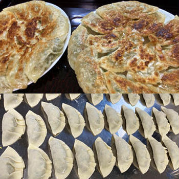 餃子を沢山作ってちーちゃん家に♪